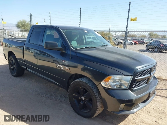 2014 Ram 1500 Express with VIN 1C6RR6FTXES238619, listed as a IAAI auction lot 41691283 with 142,172 mi miles and . Bid and sale history available at DreamBid. Image 1.
