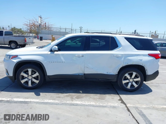 2020 Chevrolet Traverse LT with VIN 1GNERHKW4LJ219609, listed as a IAAI auction lot 42282788 with 55,836 mi miles and . Bid and sale history available at DreamBid. Image 14.