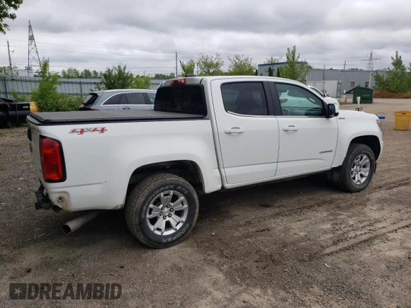 2018 Chevrolet Colorado 4WD LT with VIN 1GCPTCE15J1326817, listed as a Copart auction lot 57377435 with 143,962 mi miles and Salvage title. Bid and sale history available at DreamBid. Image 3.