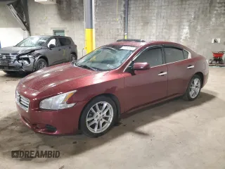 2012 Nissan Maxima S with VIN 1N4AA5AP7CC833250, listed as a Copart auction lot 51966925 with 170,737 mi miles and Salvage Title. Bid and sale history available at DreamBid. Image 1.