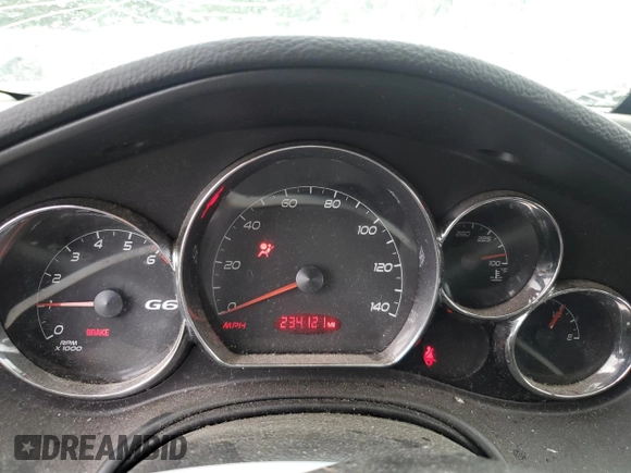 2006 Pontiac G6 1SV with VIN 1G2ZF55B564284194, listed as a Copart auction lot 59585605 with 234,121 mi miles and Salvage title. Bid and sale history available at DreamBid. Image 9.