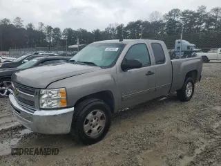 2013 Chevrolet Silverado 1500 LT with VIN 1GCRCSE07DZ185751, listed as a Copart auction lot 48394685 with 197,379 mi miles and Salvage Title. Bid and sale history available at DreamBid. Image 1.