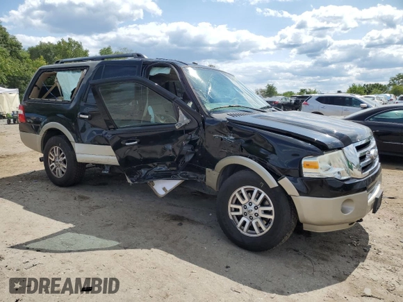 2009 Ford Expedition EL Eddie Bauer with VIN 1FMFK18589EA97051, listed as a Copart auction lot 68435094 with 133,338 mi miles and Salvage Title. Bid and sale history available at carsss.com. Image 4.
