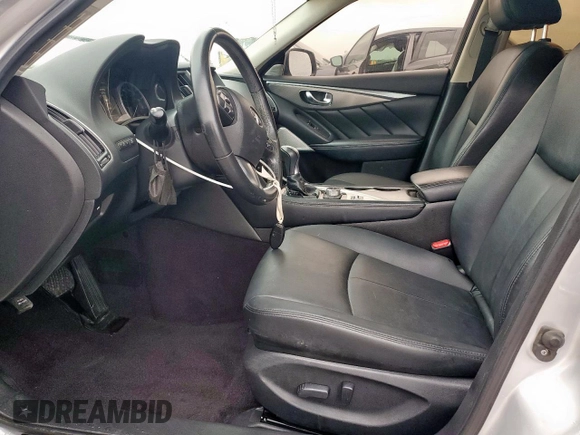 2017 Infiniti Q50 Premium with VIN JN1EV7AP5HM744552, listed as a Copart auction lot 53036705 with 122,100 mi miles and Salvage Title. Bid and sale history available at carsss.com. Image 7.