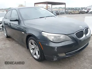 2008 BMW 5 Series 528i with VIN WBANU53558CT05385, listed as a IAAI auction lot 41732605 with 158,632 mi miles and . Bid and sale history available at carsss.com. Image 1.