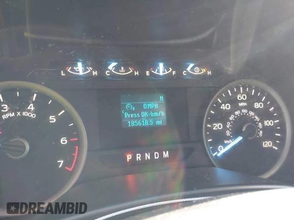 2018 Ford F-150 XL with VIN 1FTEW1E50JFC64090, listed as a IAAI auction lot 41738505 with 185,618 mi miles. Bid and sale history available at carsss.com. Image 7.