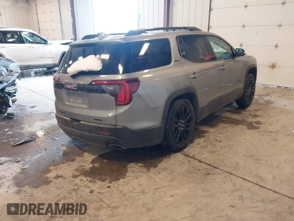 2023 GMC Acadia SLT with VIN 1GKKNULSXPZ263525, listed as a IAAI auction lot 41296040 with 8,631 mi miles and . Bid and sale history available at DreamBid. Image 4.