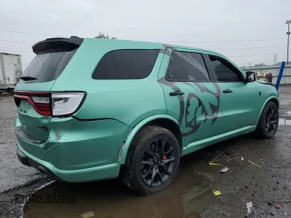 2021 Dodge Durango SRT Hellcat with VIN 1C4SDJH94MC626645, listed as a Copart auction lot 59998915 with 61,323 mi miles and Clean title. Bid and sale history available at DreamBid. Image 3.