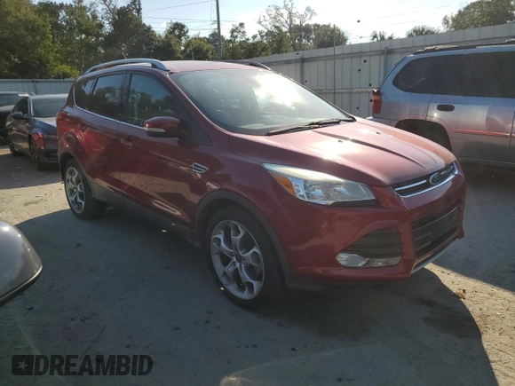 2014 Ford Escape Titanium with VIN 1FMCU0JXXEUD13856, listed as a Copart auction lot 76608764 with 116,178 mi miles and Clean Title. Bid and sale history available at carsss.com. Image 4.