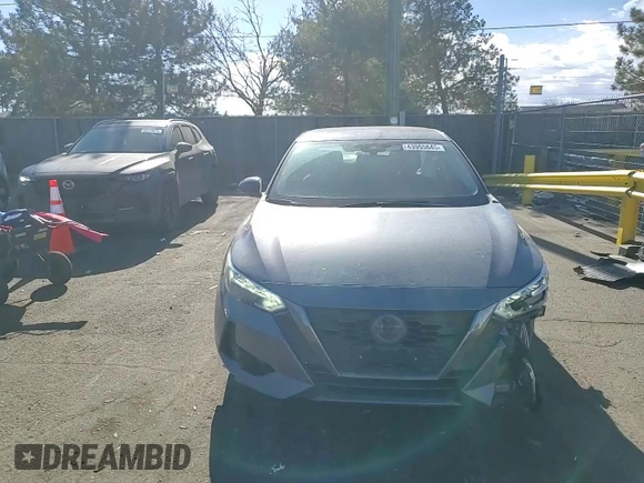 2022 Nissan Sentra SR with VIN 3N1AB8DV7NY285265, listed as a Copart auction lot 43955645 with 21,972 mi miles and Salvage Title. Bid and sale history available at carsss.com. Image 11.