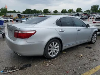 2007 Lexus LS 460 with VIN JTHBL46FX75031383, listed as a Copart auction lot 59386745 with Not provided miles and Salvage title. Bid and sale history available at DreamBid. Image 3.