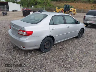 2011 Toyota Corolla L with VIN 2T1BU4EE0BC613074, listed as a IAAI auction lot 42130192 with 364,338 mi miles. Bid and sale history available at carsss.com. Image 4.