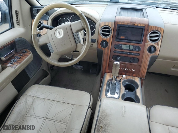 2006 Lincoln Mark LT with VIN 5LTPW18566FJ10136, listed as a Copart auction lot 75041864 with 134,298 mi miles and Salvage Title. Bid and sale history available at carsss.com. Image 8.