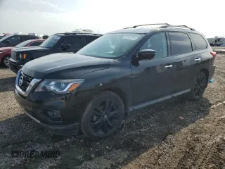 2018 Nissan Pathfinder SL with VIN 5N1DR2MM6JC644212, listed as a Copart auction lot 45161275 with 83,779 mi miles and Salvage Title. Bid and sale history available at carsss.com. Image 1.