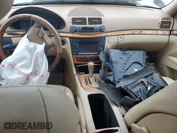 2009 Mercedes-Benz E 350 with VIN WDBUH87XX9B438035, listed as a Copart auction lot 81845833 with Not Provided miles and Non Repairable. Bid and sale history available at DreamBid. Image 8.