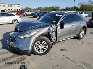 2010 Infiniti FX35 with VIN JN8AS1MU6AM801645, listed as a Copart auction lot 78895164 with 120,728 mi miles and Salvage Title. Bid and sale history available at carsss.com. Image 1.