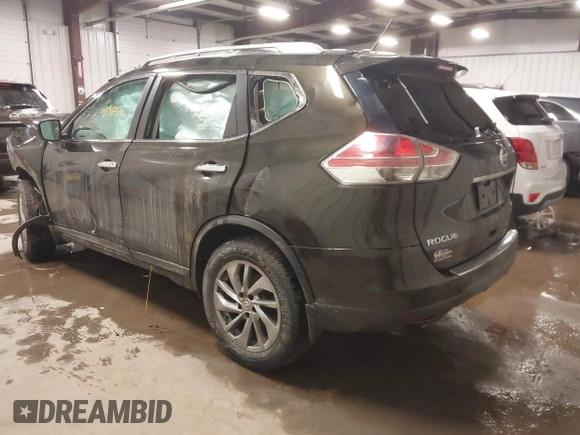 2015 Nissan Rogue SV with VIN 5N1AT2MV1FC901930, listed as a IAAI auction lot 41596966 with 116,083 mi miles. Bid and sale history available at carsss.com. Image 3.