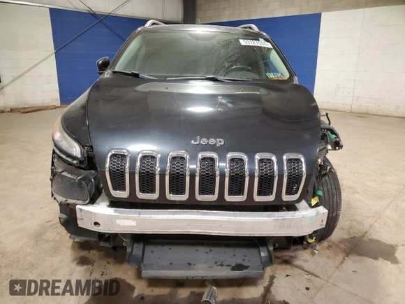 2015 Jeep Cherokee Limited with VIN 1C4PJMDB1FW785164, listed as a Copart auction lot 53127655 with 122,689 mi miles and Salvage Title. Bid and sale history available at carsss.com. Image 5.