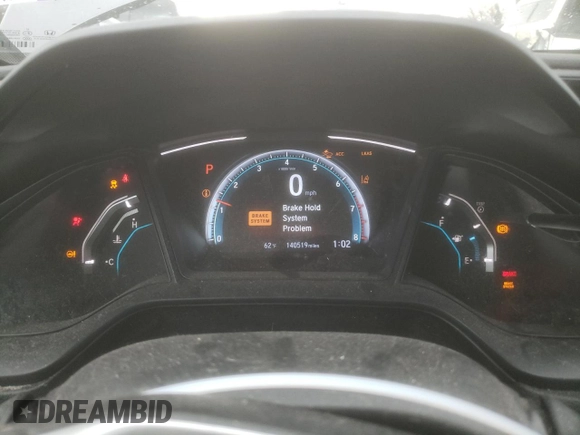 2019 Honda Civic Sedan LX with VIN 19XFC2F68KE027773, listed as a Copart auction lot 46842345 with 140,519 mi miles and Salvage Title. Bid and sale history available at carsss.com. Image 9.