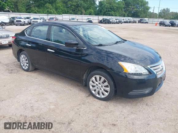 2014 Nissan Sentra SV with VIN 1N4AB7AP8EN854236, listed as a IAAI auction lot 42198932 with 136,118 mi miles and . Bid and sale history available at DreamBid. Image 1.