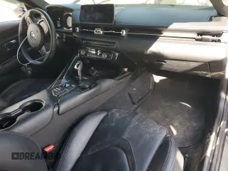 2021 Toyota GR Supra 3.0 with VIN WZ1DB0C00MW036315, listed as a Copart auction lot 48510805 with 0 mi miles and Salvage Title. Bid and sale history available at carsss.com. Image 8.