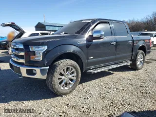 2016 Ford F-150 XLT with VIN 1FTEW1EG9GKF60162, listed as a Copart auction lot 46482285 with 122,263 mi miles and Salvage Title. Bid and sale history available at carsss.com. Image 1.