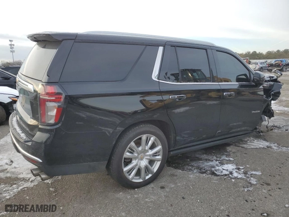 2023 Chevrolet Tahoe High Country with VIN 1GNSKTKL5PR206262, listed as a Copart auction lot 89317245 with 40,595 mi miles and Salvage Title. Bid and sale history available at carsss.com. Image 3.