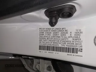 2020 Honda Civic Sedan Sport with VIN 2HGFC2F85LH600878, listed as a IAAI auction lot 41674600 with 30,143 mi miles. Bid and sale history available at carsss.com. Image 9.