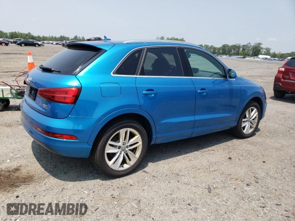 2016 Audi Q3 Premium Plus with VIN WA1EFCFS6GR006254, listed as a Copart auction lot 52847763 with 96,485 mi miles. Bid and sale history available at carsss.com. Image 3.