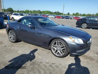 2015 Mercedes-Benz SLK-Class SLK 250 with VIN WDDPK4HA9FF101515, listed as a Copart auction lot 53091124 with 91,807 mi miles. Bid and sale history available at carsss.com. Image 4.