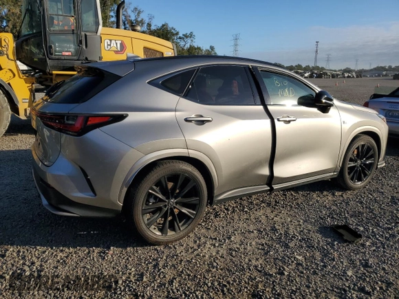 2023 Lexus NX with VIN 2T2KGCEZ5PC018194, listed as a Copart auction lot 81297334 with Not Provided miles and Non Repairable. Bid and sale history available at carsss.com. Image 3.