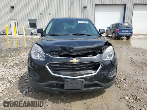 2017 Chevrolet Equinox LS with VIN 2GNFLEEK9H6250713, listed as a Copart auction lot 53553035 with 212,727 mi miles and Non Repairable. Bid and sale history available at DreamBid. Image 5.