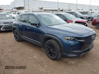 2025 Mazda CX-50 2.5 S Preferred Package with VIN 7MMVABBM6SN331993, listed as a IAAI auction lot 41910160 with 9,818 mi miles. Bid and sale history available at carsss.com. Image 1.