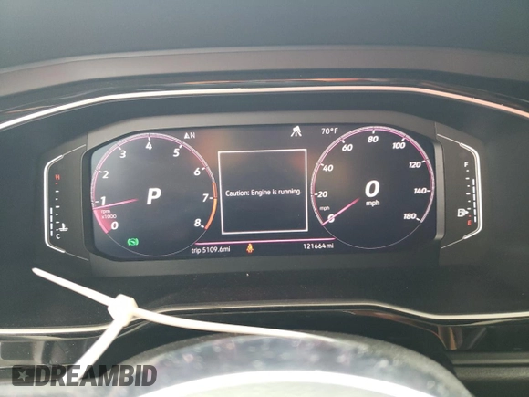 2019 Volkswagen Jetta GLI S z VIN 3VW6T7BU4KM222404, wystawiony jako Copart lot #55097435 z przebiegiem 121 664 mil mil oraz Szkoda całkowita • Salvage title. Historia ofert i sprzedaży dostępna na DreamBid. Obrazek 9.