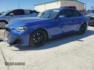 2024 BMW 2 Series 230i with VIN 3MW23CM08R8E17491, listed as a Copart auction lot 48576425 with 10,150 mi miles and Salvage Title. Bid and sale history available at carsss.com. Image 1.