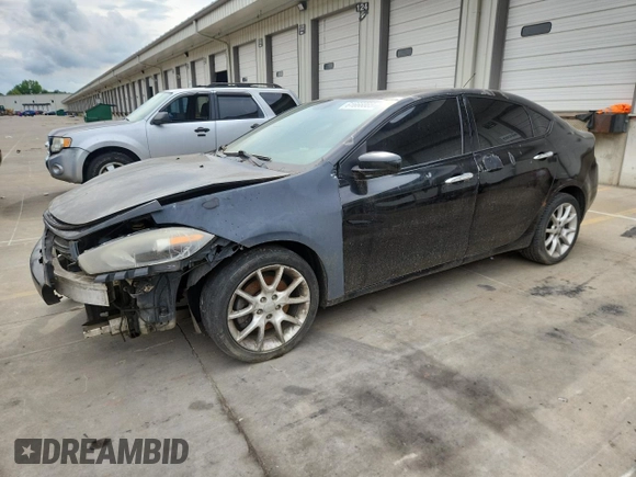 2013 Dodge Dart Limited with VIN 1C3CDFCH5DD327275, listed as a Copart auction lot 61666865 with 101,655 mi miles and Clean title. Bid and sale history available at DreamBid. Image 1.