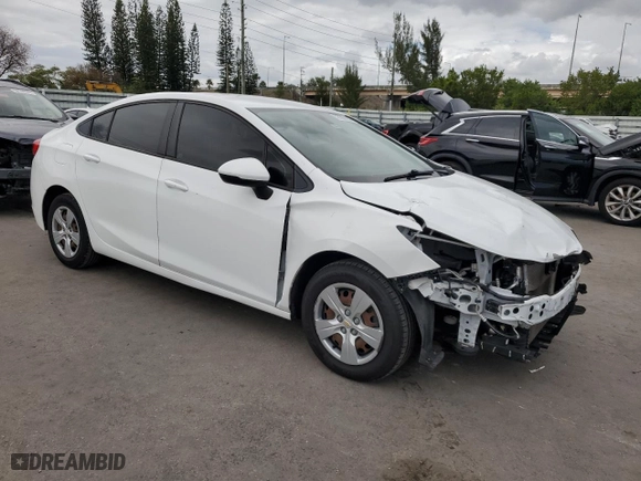 2018 Chevrolet Cruze LS with VIN 1G1BC5SM2J7170469, listed as a Copart auction lot 52280165 with 75,877 mi miles and Salvage Title. Bid and sale history available at carsss.com. Image 4.