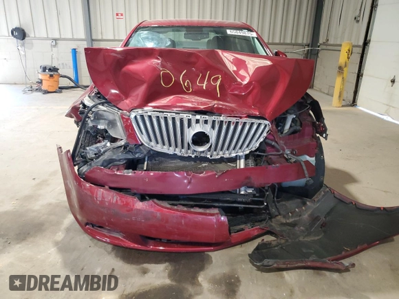 2010 Buick LaCrosse CXL with VIN 1G4GC5EG4AF250649, listed as a Copart auction lot 65849875 with 81,574 mi miles and Salvage title. Bid and sale history available at DreamBid. Image 5.