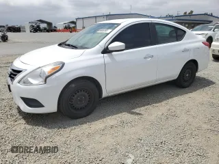 2016 Nissan Versa S Plus with VIN 3N1CN7AP8GL843091, listed as a Copart auction lot 58666595 with 99,962 mi miles and Salvage title. Bid and sale history available at DreamBid. Image 1.
