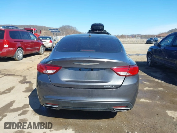 2015 Chrysler 200 S with VIN 1C3CCCBB2FN655751, listed as a IAAI auction lot 41711262 with 106,073 mi miles and . Bid and sale history available at carsss.com. Image 16.