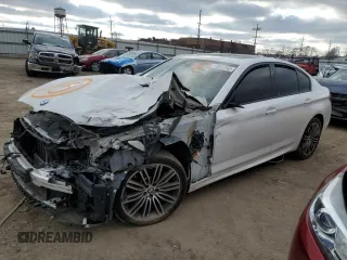 2020 BMW 5 Series with VIN WBAJB1C07LCD44282, listed as a Copart auction lot 77661743 with Not provided miles and Non repairable. Bid and sale history available at DreamBid. Image 1.