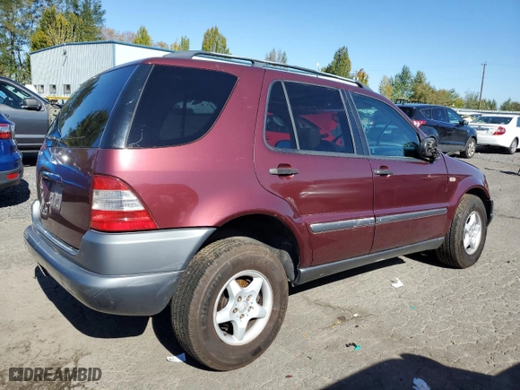 1999 Mercedes-Benz M-Class with VIN 4JGAB54E3XA140111, listed as a Copart auction lot 81330924 with 237,646 mi miles and Salvage Title. Bid and sale history available at carsss.com. Image 3.