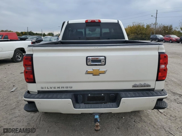 2015 Chevrolet Silverado 1500 High Country with VIN 3GCUKTEC9FG121324, listed as a Copart auction lot 77551124 with 104,037 mi miles and Salvage Title. Bid and sale history available at carsss.com. Image 6.