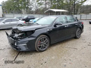 2019 Kia Optima SX with VIN 5XXGW4L23KG301154, listed as a Copart auction lot 48315445 with 34,793 mi miles and Salvage title. Bid and sale history available at DreamBid. Image 1.