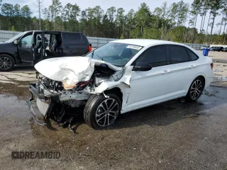 2024 Volkswagen Jetta Sport z VIN 3VWAM7BU6RM074340, wystawiony jako Copart lot #45188935 z przebiegiem 21 061 mil mil oraz Szkoda całkowita • Salvage title. Historia ofert i sprzedaży dostępna na DreamBid. Obrazek 1.