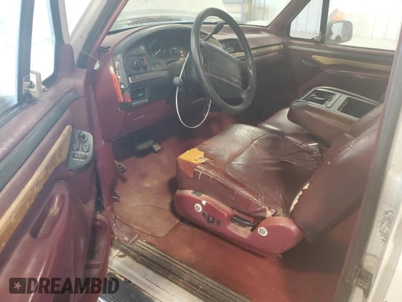 1995 Ford F-150 with VIN 1FTEX15N7SKC24840, listed as a Copart auction lot 74004864 with 227,794 mi miles and Salvage Title. Bid and sale history available at carsss.com. Image 8.