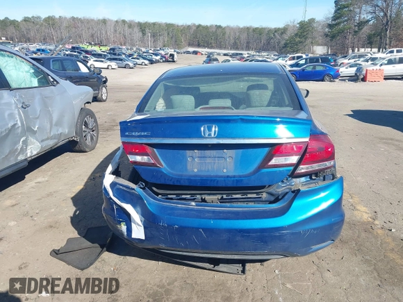 2014 Honda Civic Sedan EX with VIN 19XFB2F87EE013503, listed as a IAAI auction lot 41700839 with 400,000 mi miles. Bid and sale history available at carsss.com. Image 16.