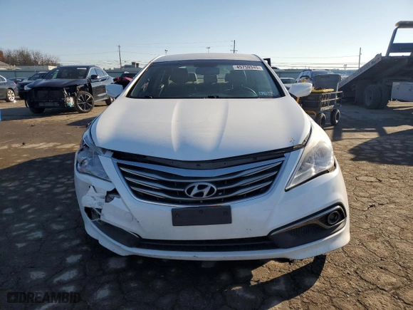 2015 Hyundai Azera with VIN KMHFG4JG7FA442796, listed as a Copart auction lot 45759345 with 129,040 mi miles and Salvage Title. Bid and sale history available at carsss.com. Image 5.
