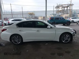 2018 Infiniti Q50 Luxe with VIN JN1EV7AP9JM354656, listed as a IAAI auction lot 42031131 with 67,432 mi miles and . Bid and sale history available at DreamBid. Image 14.