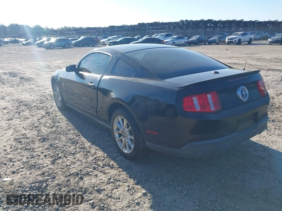 2010 Ford Mustang V6 with VIN 1ZVBP8AN0A5163231, listed as a IAAI auction lot 41876384 with 113,419 mi miles. Bid and sale history available at carsss.com. Image 3.